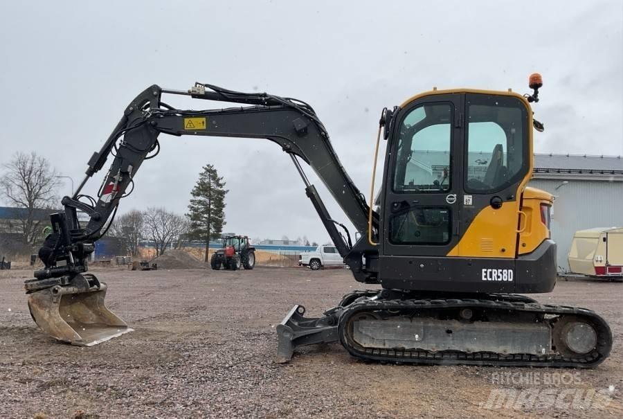 Volvo ECR 58 D Mini rýpadlá < 7t