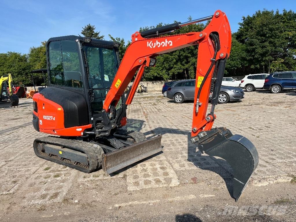 Kubota KX 027-4 Mini rýpadlá < 7t