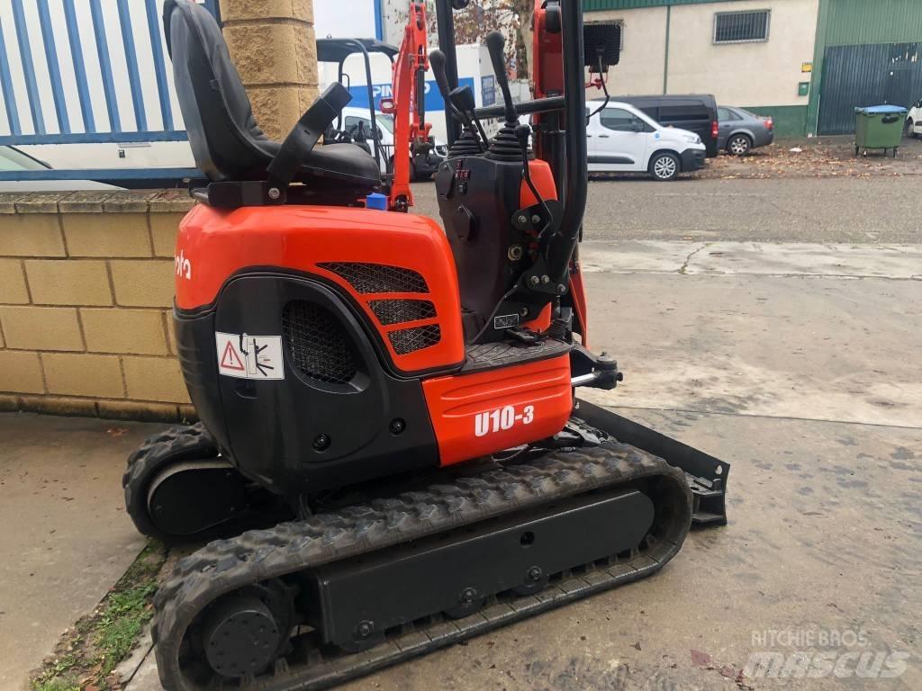 Kubota U 10-3 Mini rýpadlá < 7t