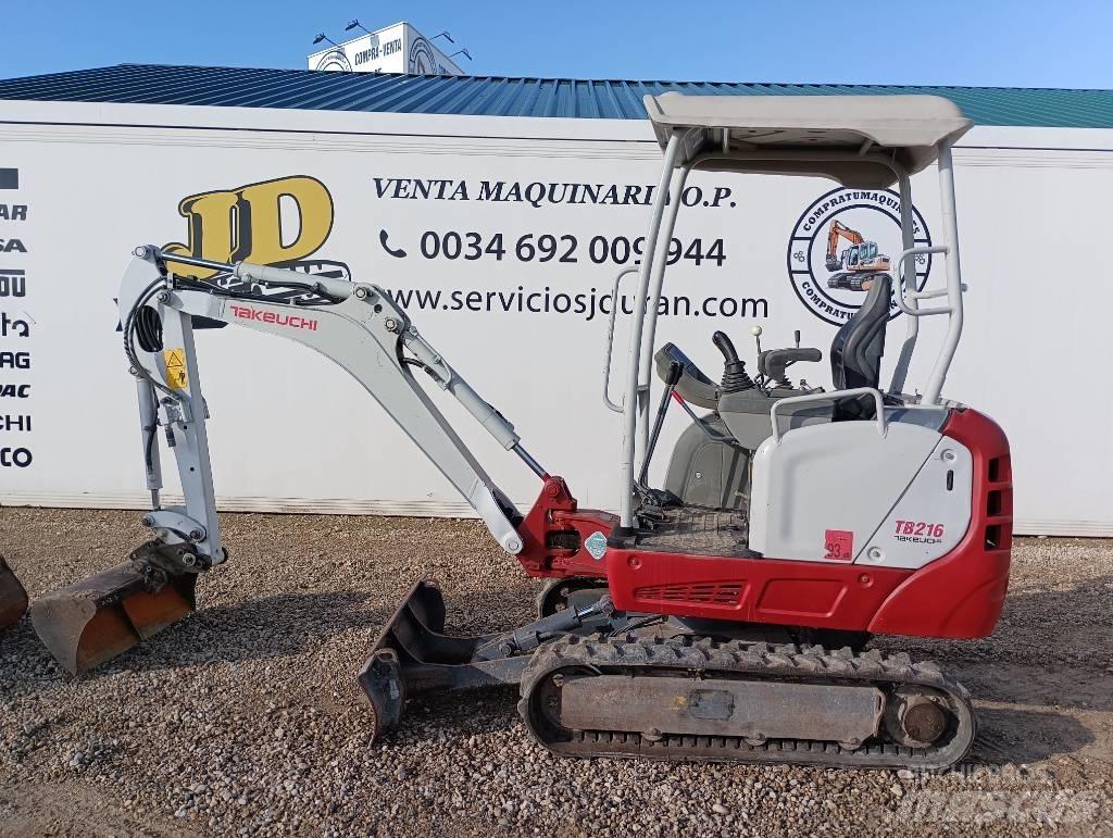 Takeuchi TB 216 Mini rýpadlá < 7t