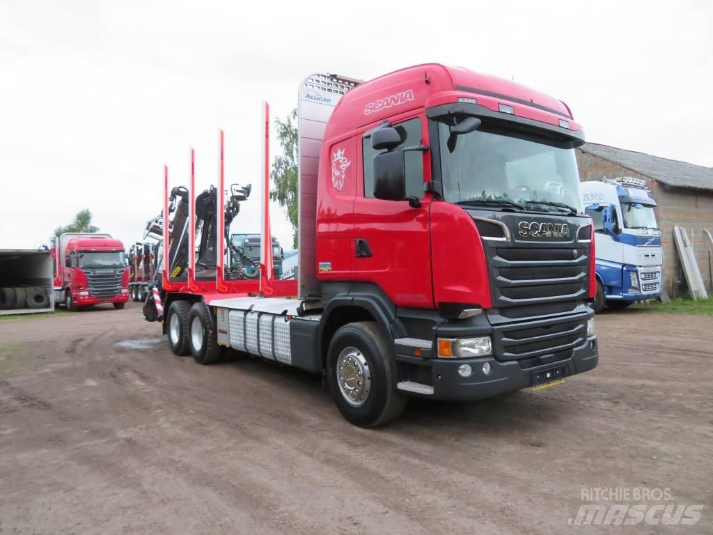 Scania R 450 Nákladné vozidlá na prepravu dreva