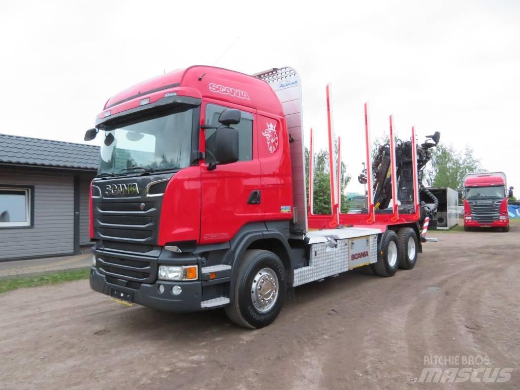 Scania R 450 Nákladné vozidlá na prepravu dreva