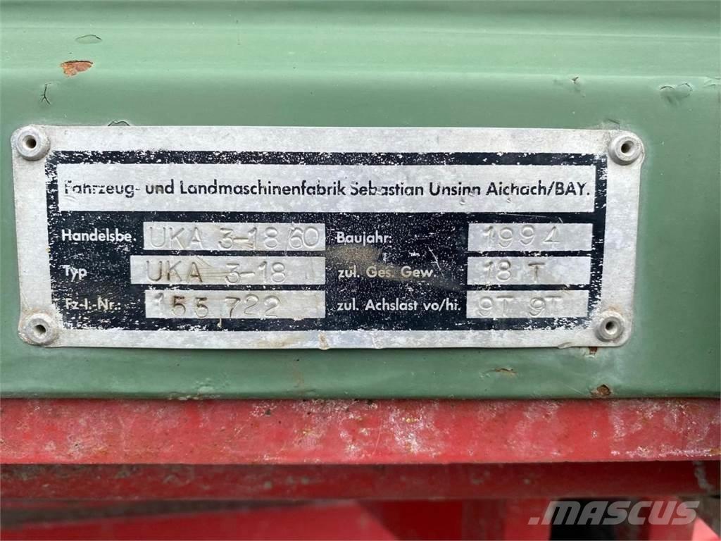 Unsinn UKA3-18/60 Vyklápacie prívesy