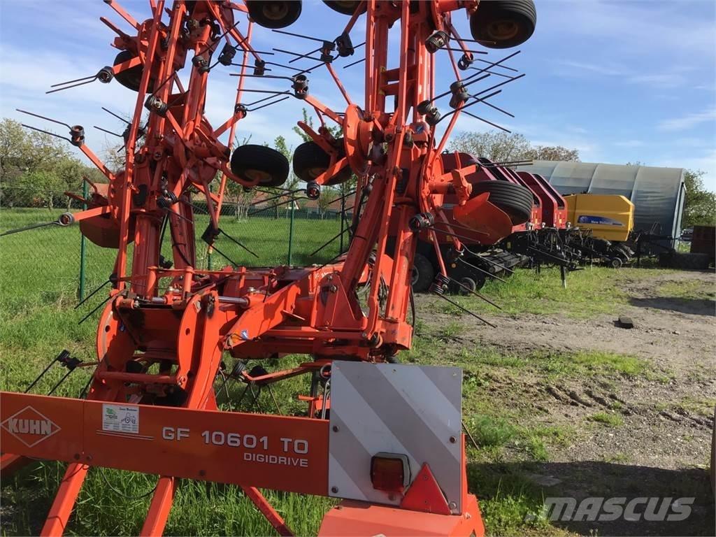 Kuhn GF10601TO Obracače a zhrabovače sena