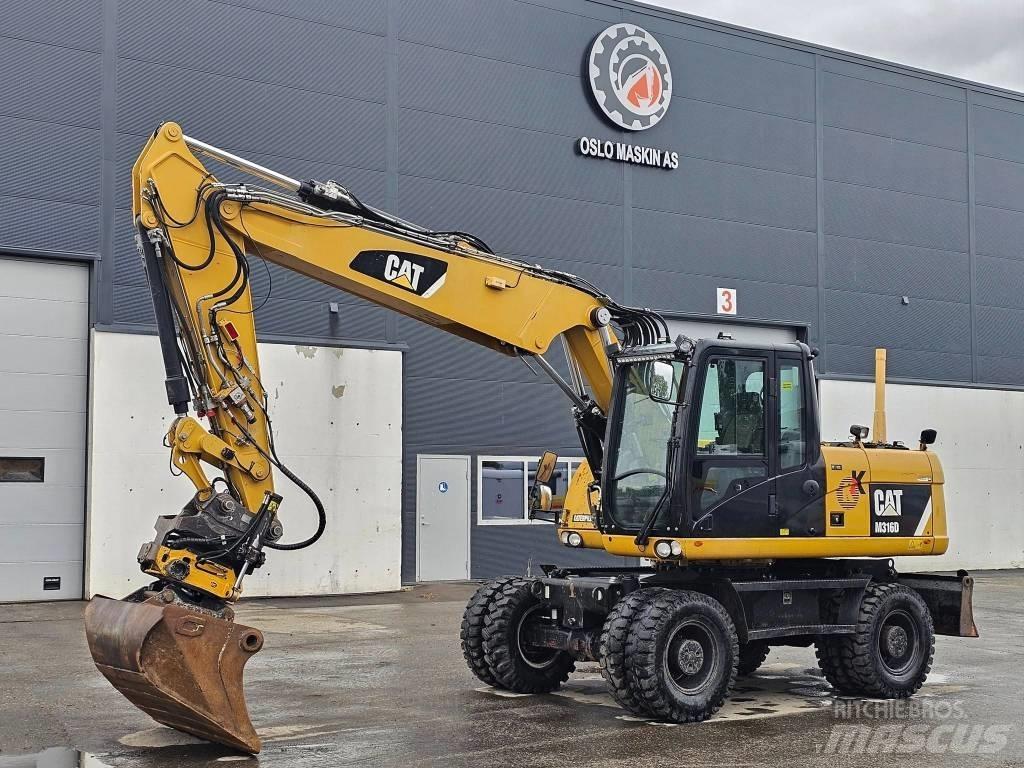 CAT M 316 D Kolesové rýpadlá