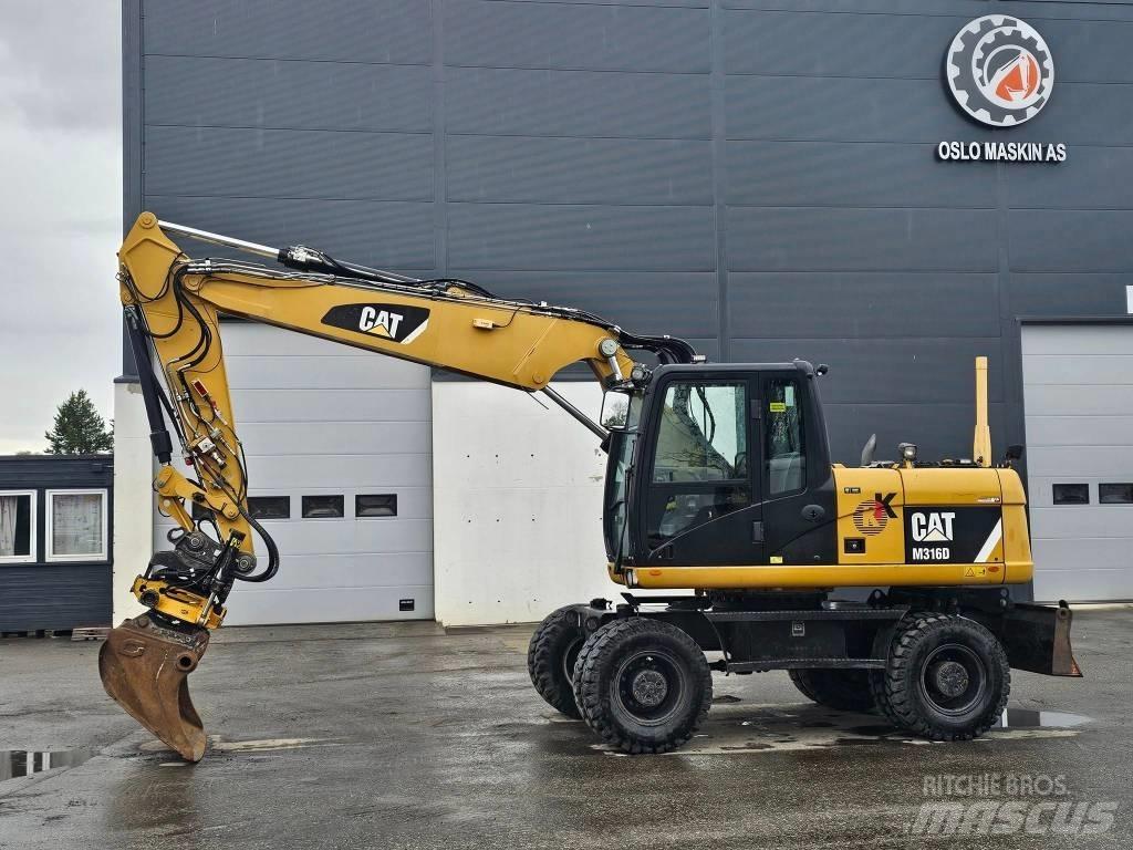 CAT M 316 D Kolesové rýpadlá