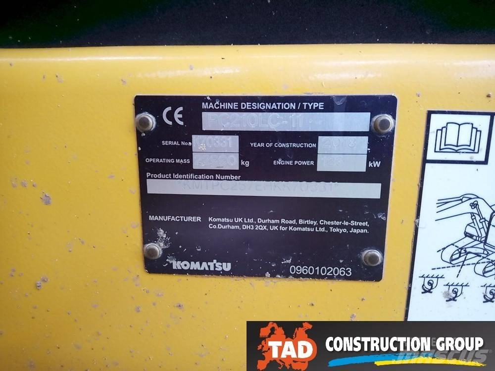 Komatsu PC210LC-11 Pásové rýpadlá