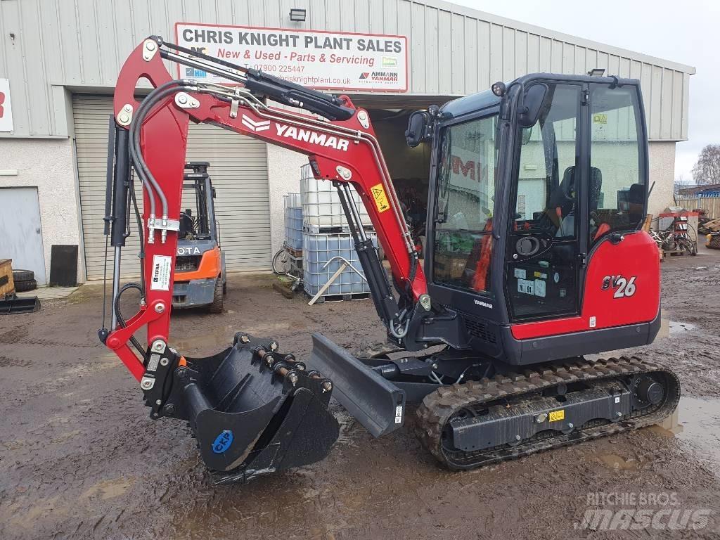 Yanmar SV26 Mini rýpadlá < 7t