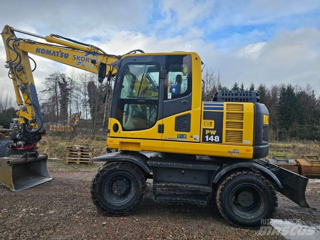 Komatsu PW148-8 Kolesové rýpadlá