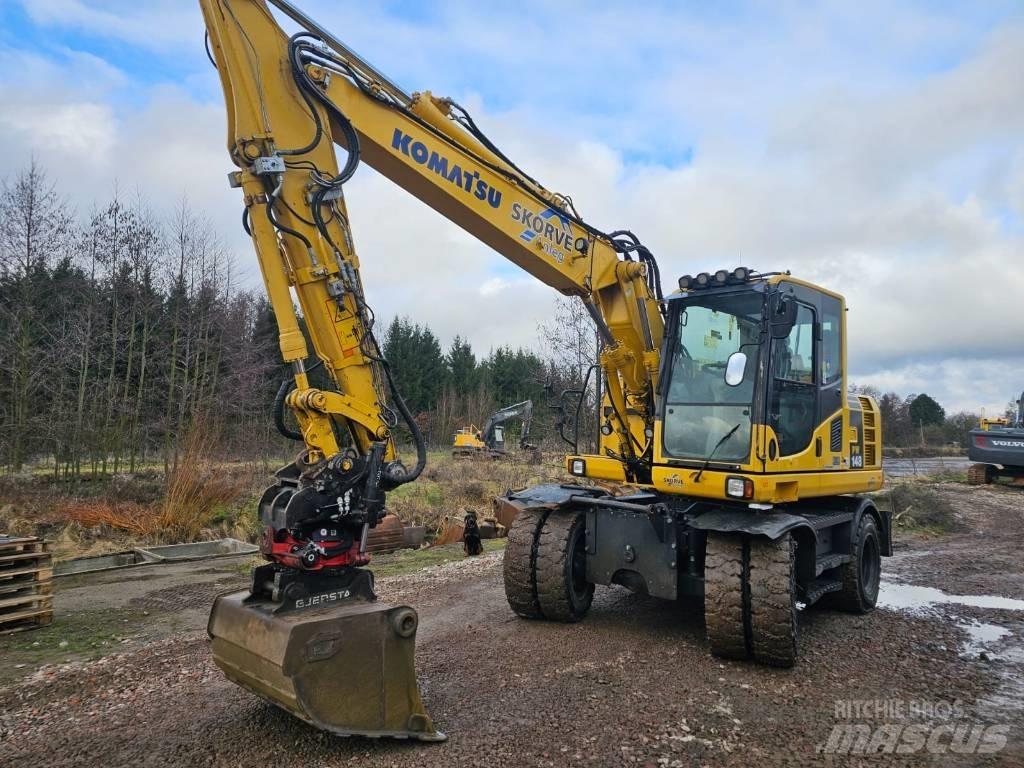 Komatsu PW148-8 Kolesové rýpadlá