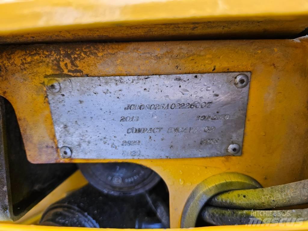 JCB 8025 ZTS Mini rýpadlá < 7t