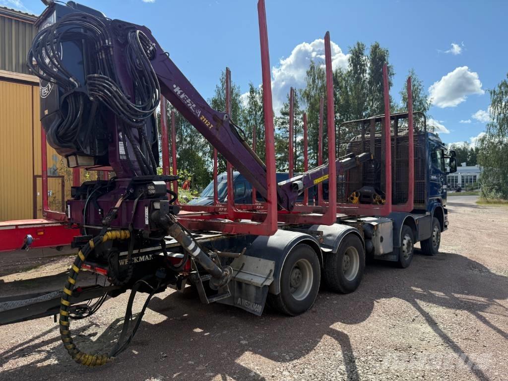 Scania R 580 Nákladné vozidlá na prepravu dreva