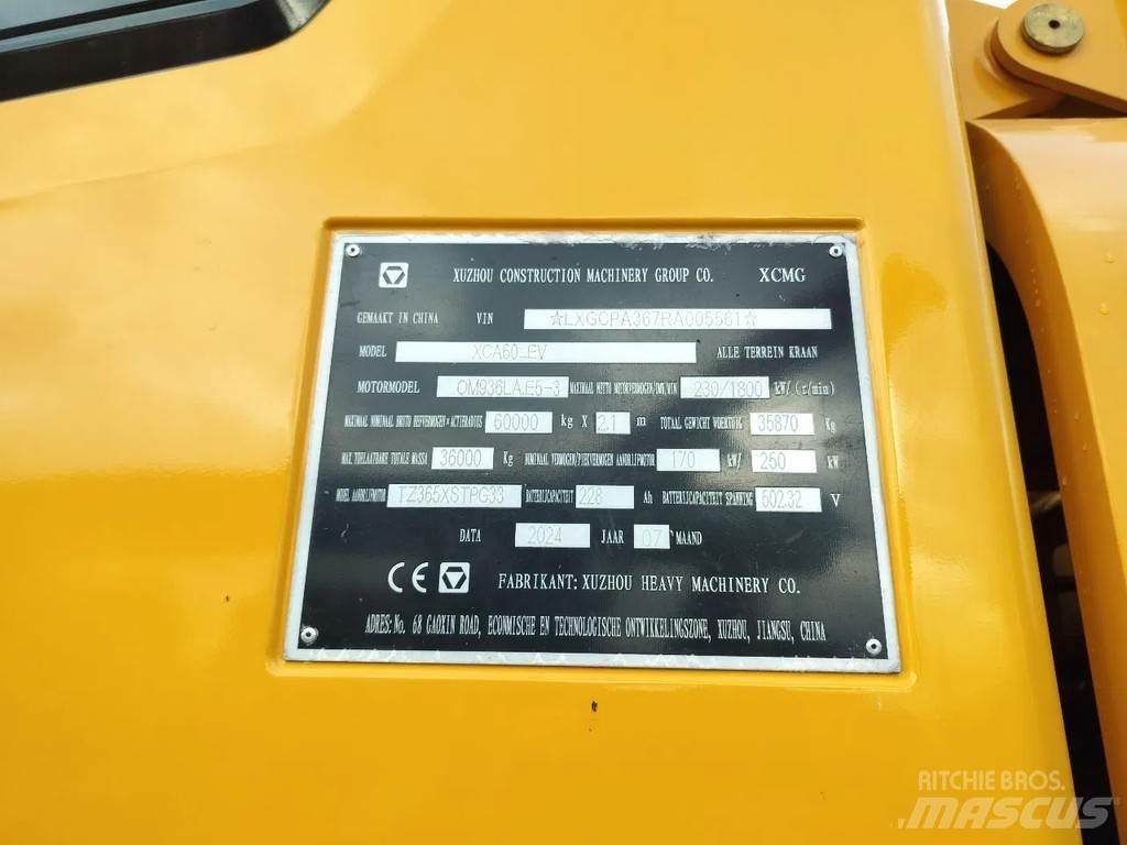 XCMG XCA60_EV Univerzálne terénne žeriavy