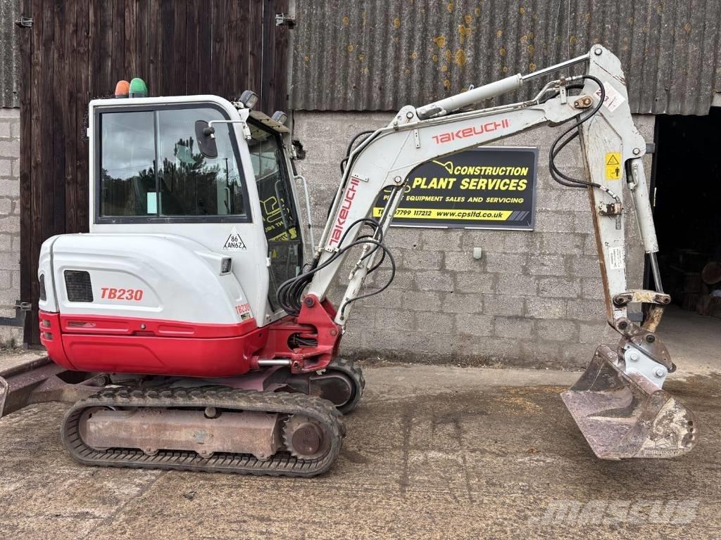 Takeuchi TB 230 Mini rýpadlá < 7t