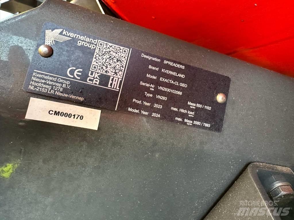 Kverneland CL 1300 Rozmetadlá priemyselných hnojív