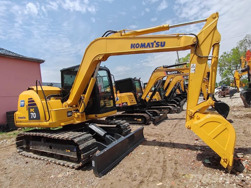 Komatsu PC 70 Pásové rýpadlá