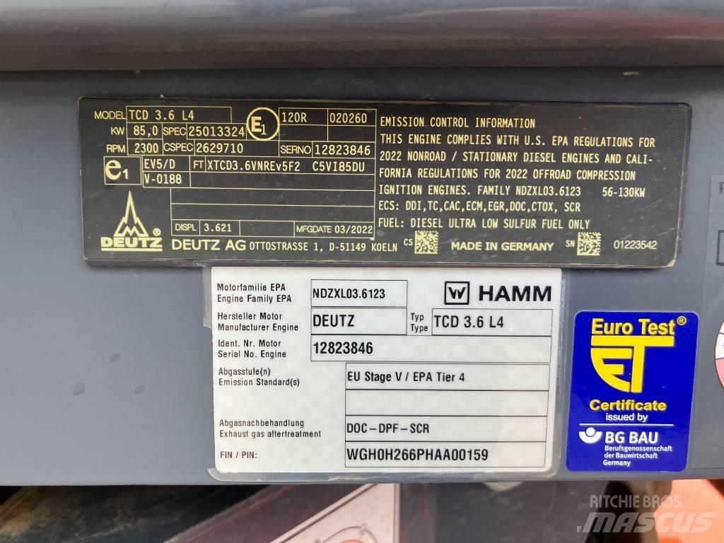 Hamm H12i Pôdne kompaktory