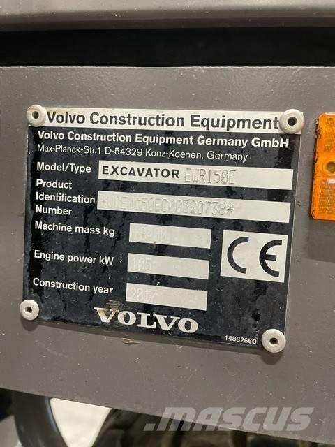 Volvo EWR150E Kolesové rýpadlá