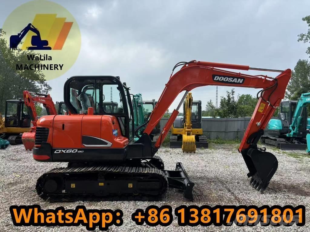 Doosan DX 60 Mini rýpadlá < 7t