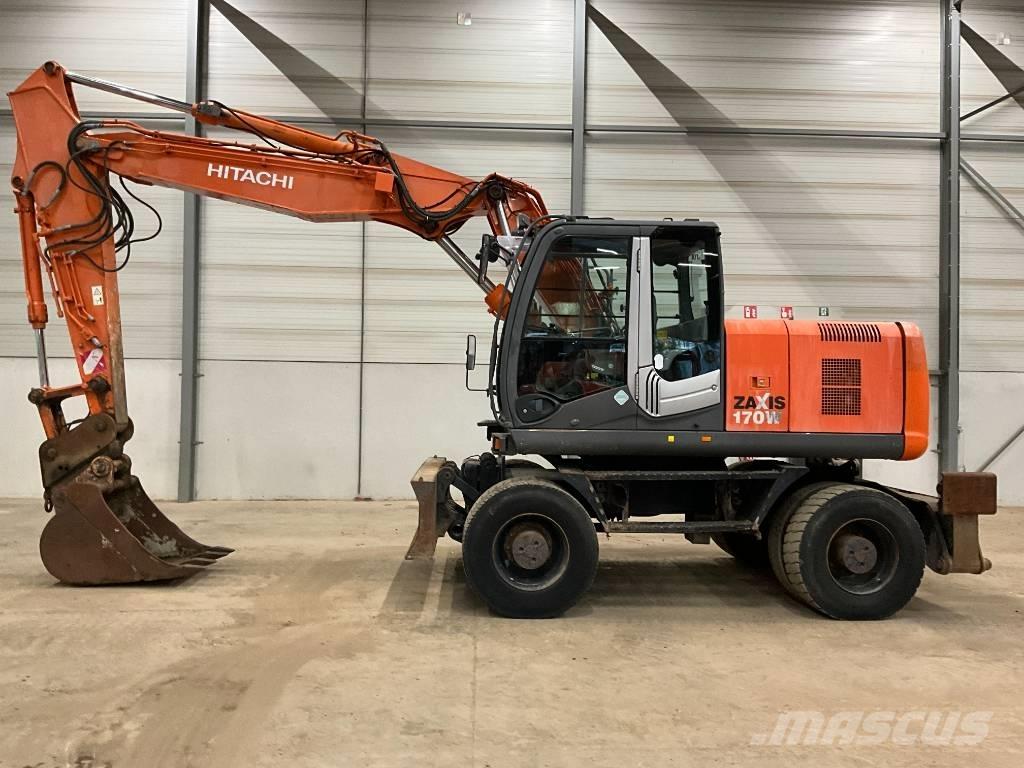 Hitachi ZX 170 W-3 Kolesové rýpadlá