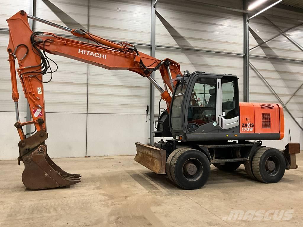 Hitachi ZX 170 W-3 Kolesové rýpadlá