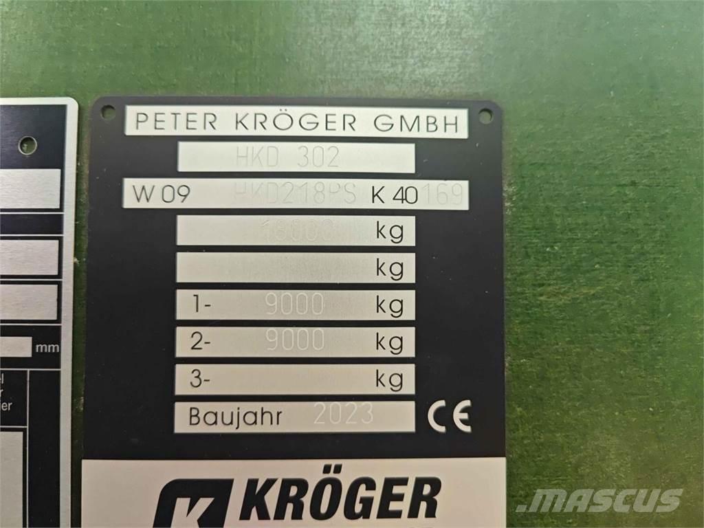Kröger HKD 302 Vyklápacie prívesy