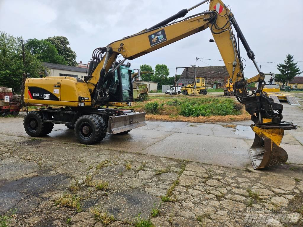 CAT M 316 D Kolesové rýpadlá