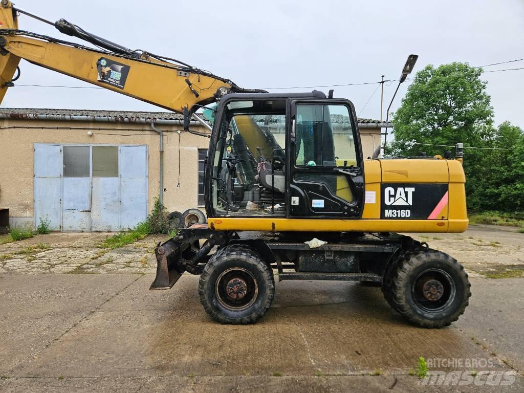 CAT M 316 D Kolesové rýpadlá