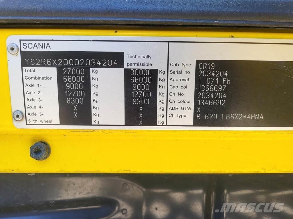 Scania R620 6X2*4 Sklápače
