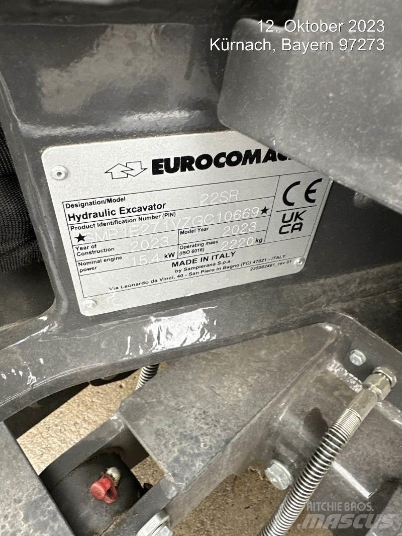 Eurocomach 22SR Mini rýpadlá < 7t