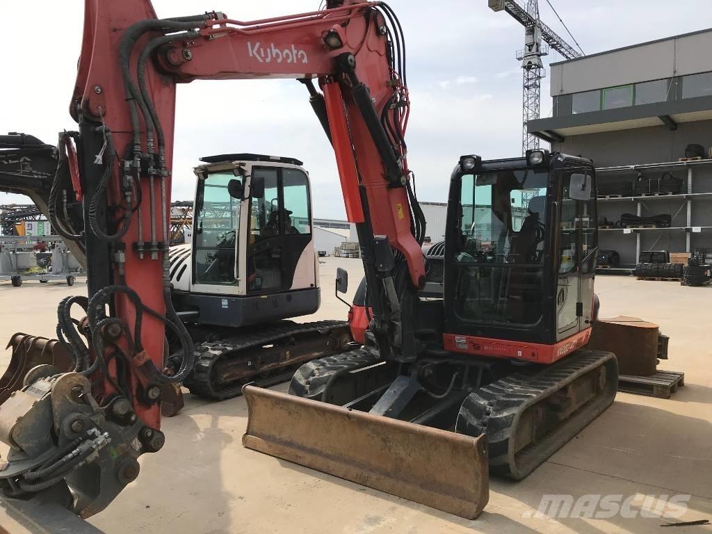 Kubota KX 080-4 Midi rýpadlá 7 t - 12 t