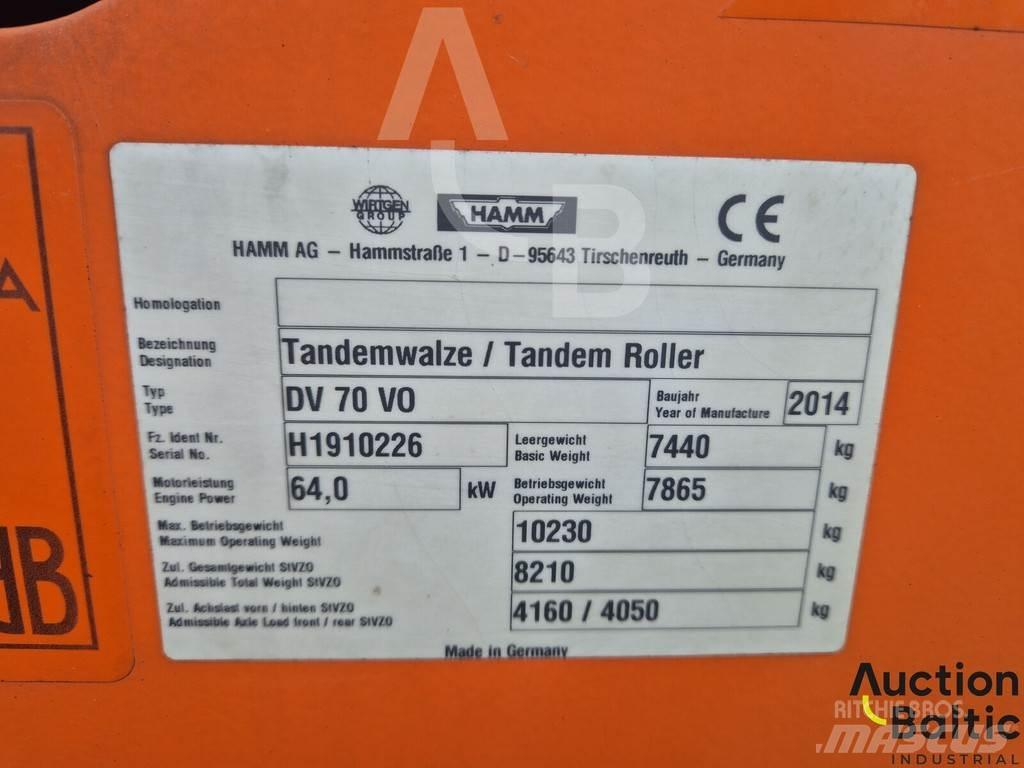 Hamm DV 70 VO Ďalšie valce