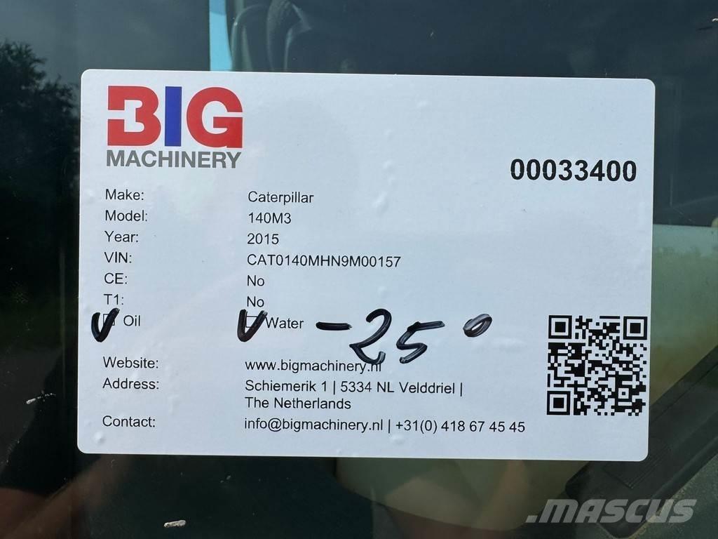 CAT 140M3 Grejdery