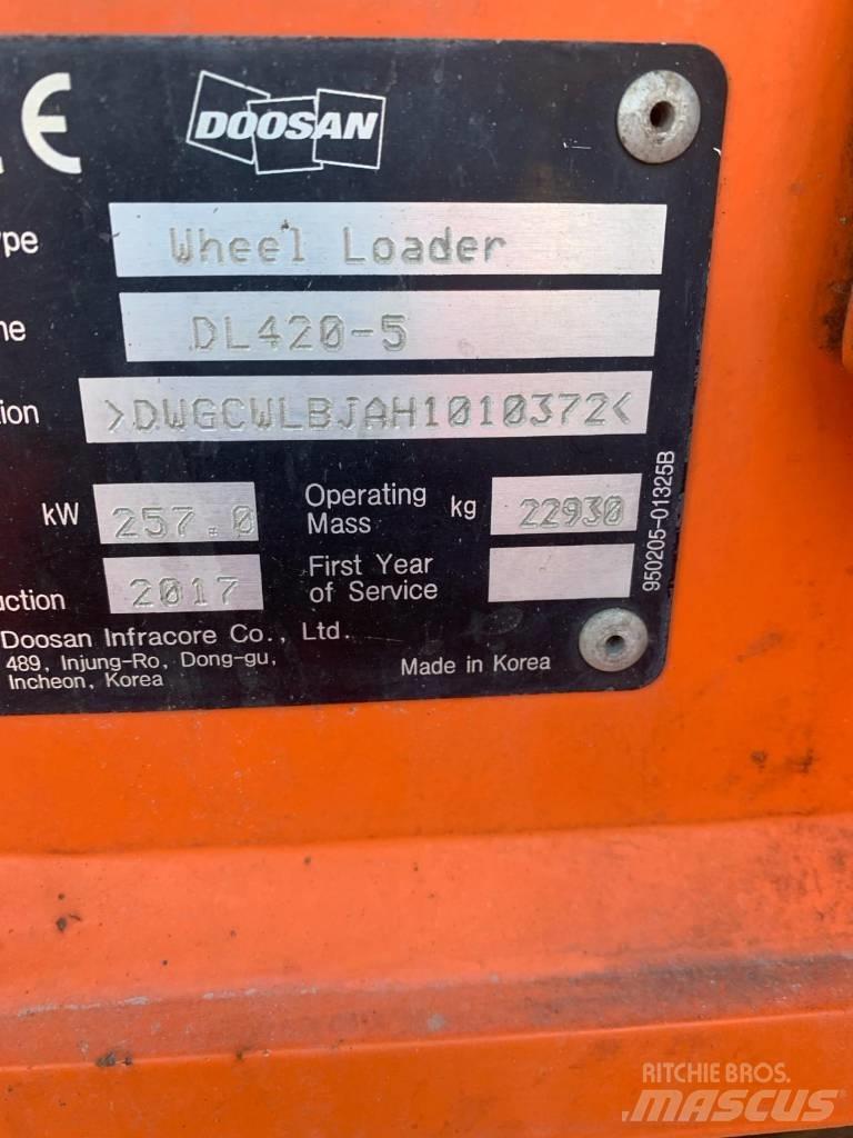 Doosan DL 420-5 Kolesové nakladače