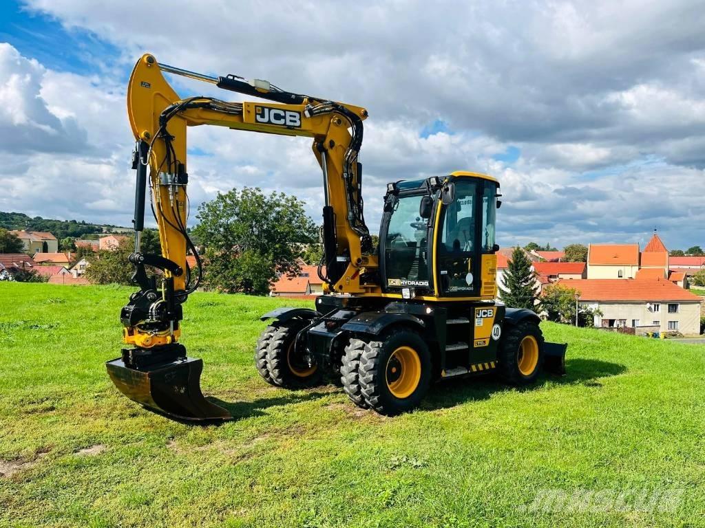 JCB 110 W Hydradig Kolesové rýpadlá