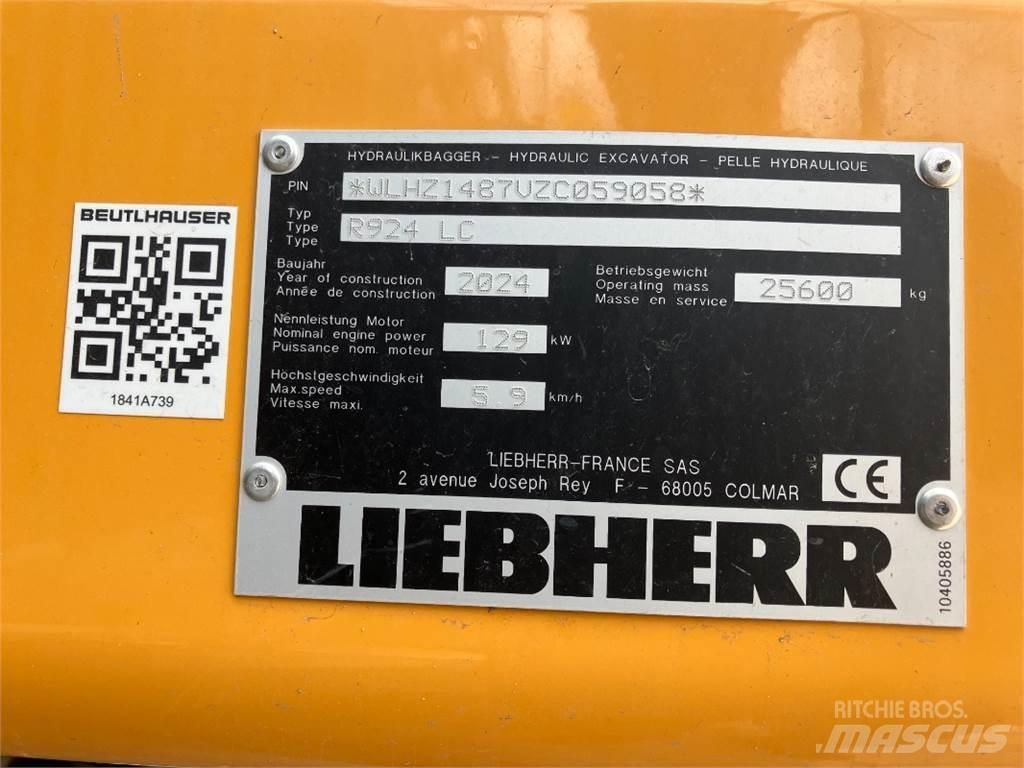 Liebherr R924 Pásové rýpadlá