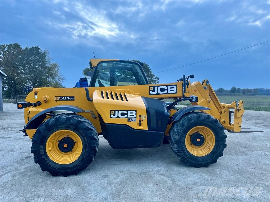 JCB 531-70 Agri Teleskopické nakladače pre poľnohospodárstvo