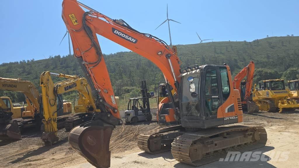 Doosan DX140LCR-5 Pásové rýpadlá