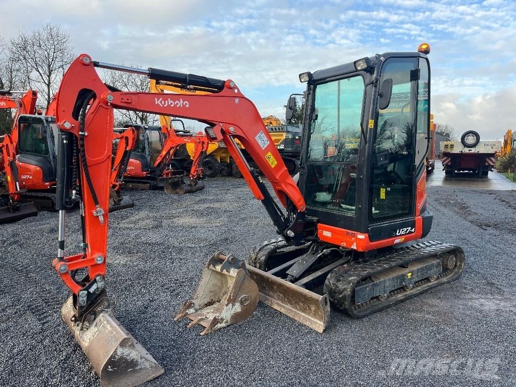 Kubota U 27-4 Mini rýpadlá < 7t