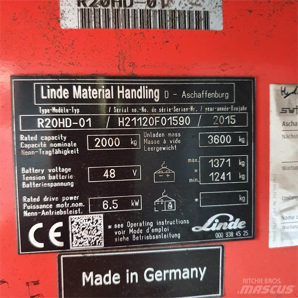 Linde R20HD Retraky