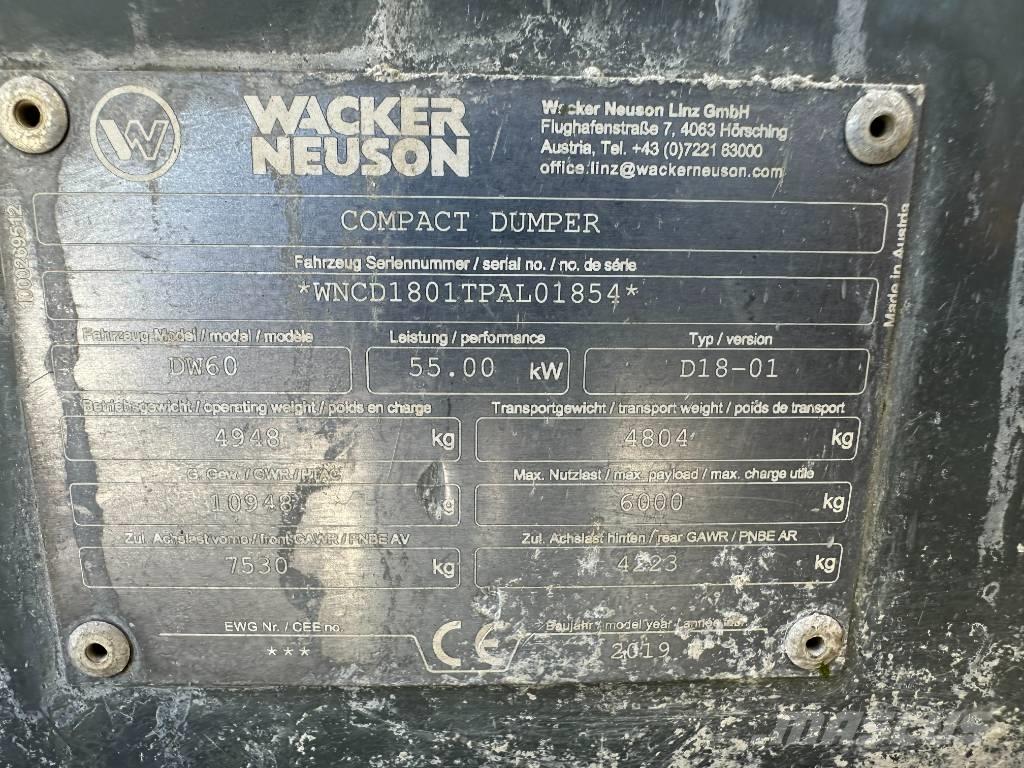 Wacker Neuson DW 60 Stavebné sklápače