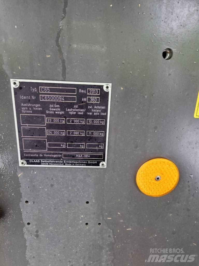 CLAAS Lexion 760 TT Kombinované zberacie stroje
