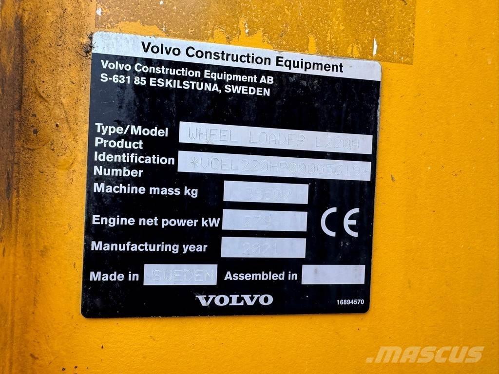 Volvo L220H Kolesové nakladače