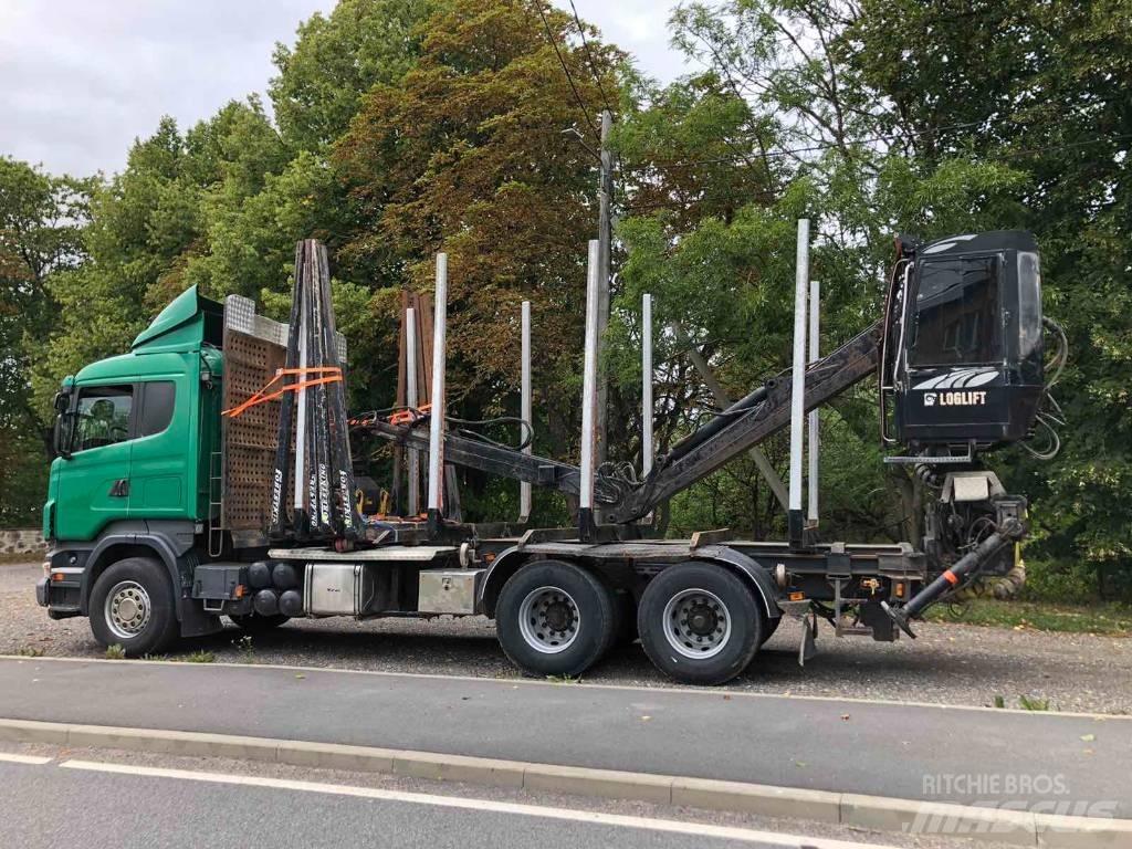Scania R 480 Nákladné vozidlá na prepravu dreva