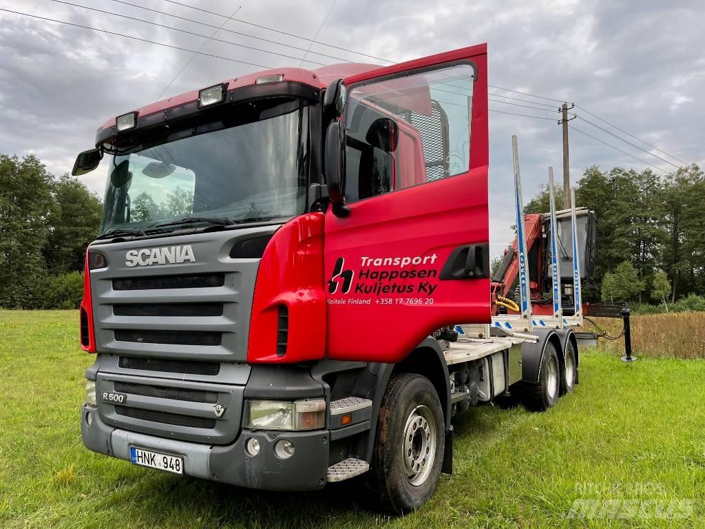 Scania R 500 Nákladné vozidlá na prepravu dreva
