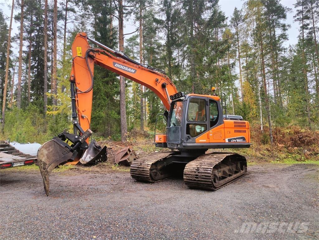 Doosan DX160 LC-5 Pásové rýpadlá
