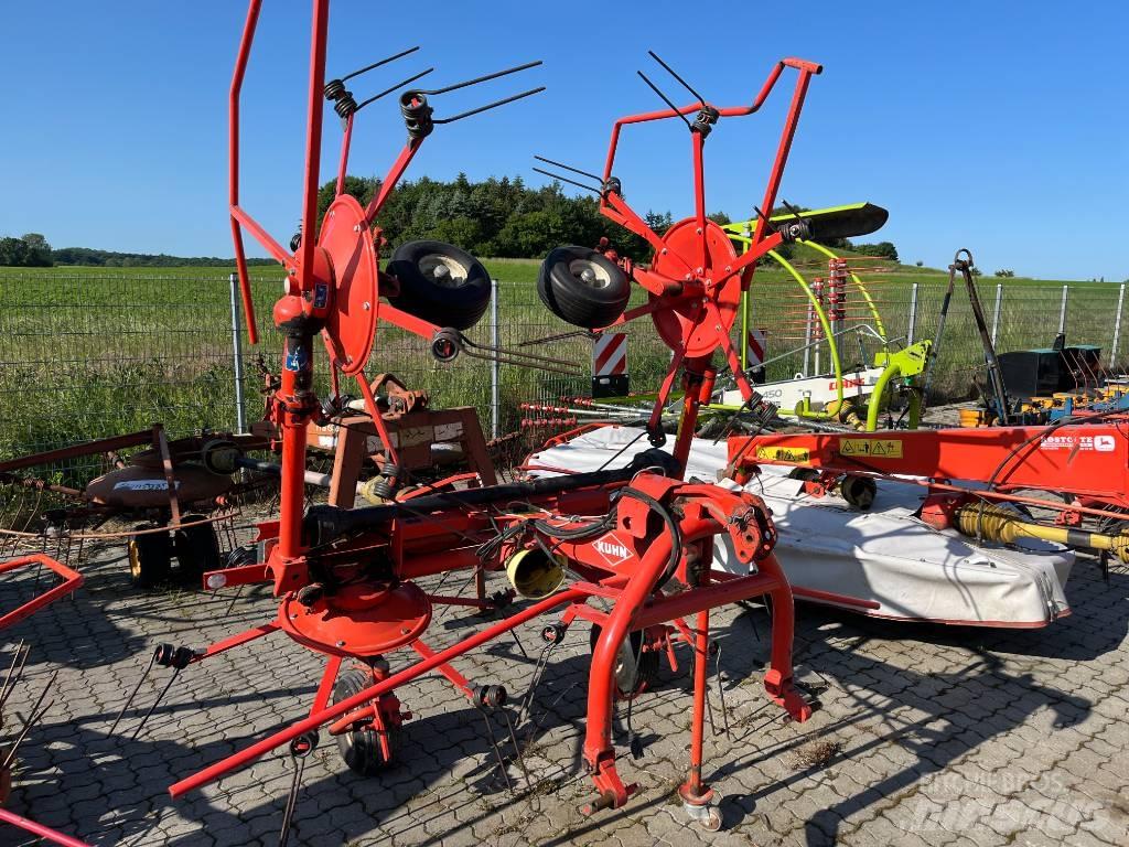 Kuhn GF 5001 M H Obracače a zhrabovače sena