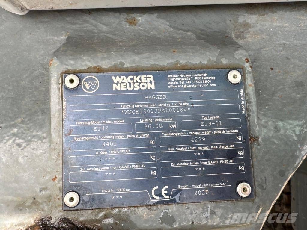 Wacker Neuson ET42 Pásové rýpadlá