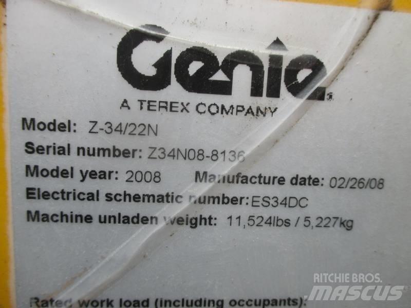 Genie Z 34/22 N Kĺbové plošiny