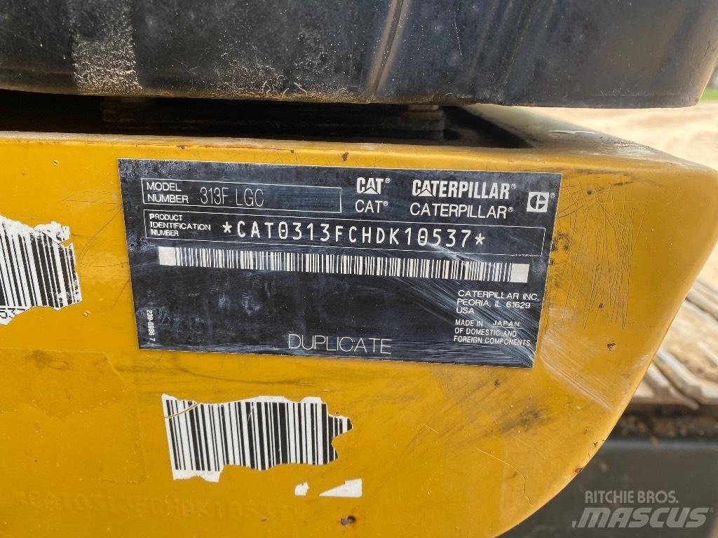 CAT 313 F LGC Pásové rýpadlá